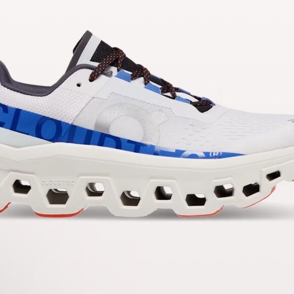 On Cloudmonster Size 10.5 Frost Cobalt Running Shoe Sneaker NEW $180 - Picture 8 of 13